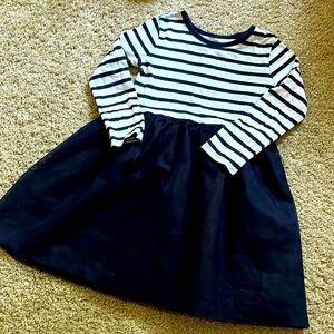 Tulle dress striped